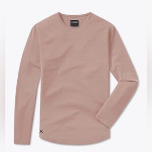 Cuts Long Sleeve Shirt Beige/Peach